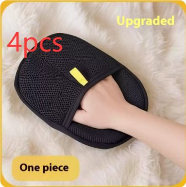 Pet Hair Remover Mitt Pet Hair Remover Gloves Deshedding Brush Glove For Dog Cat Rabbit With Long Short Curly Hair – Hair Removal Gloves