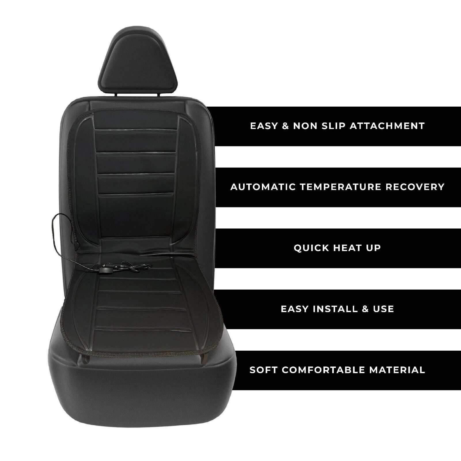 12V Car Seat Pad Cushion Cover Heating Heater Heated Cold Winter Warm Universal – view 10