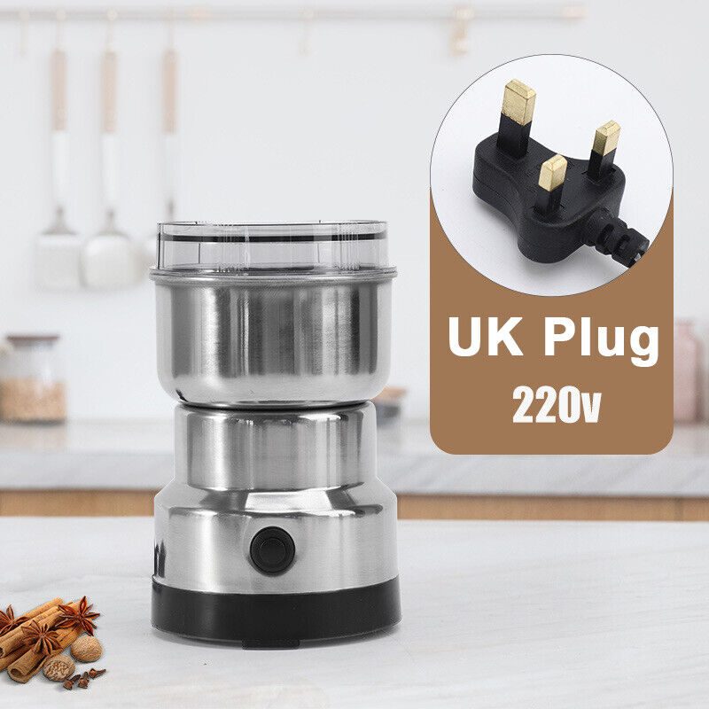 Electric Coffee Grinder Grinding Milling Nut Bean Spice Matte Blade Blender UK – view 8