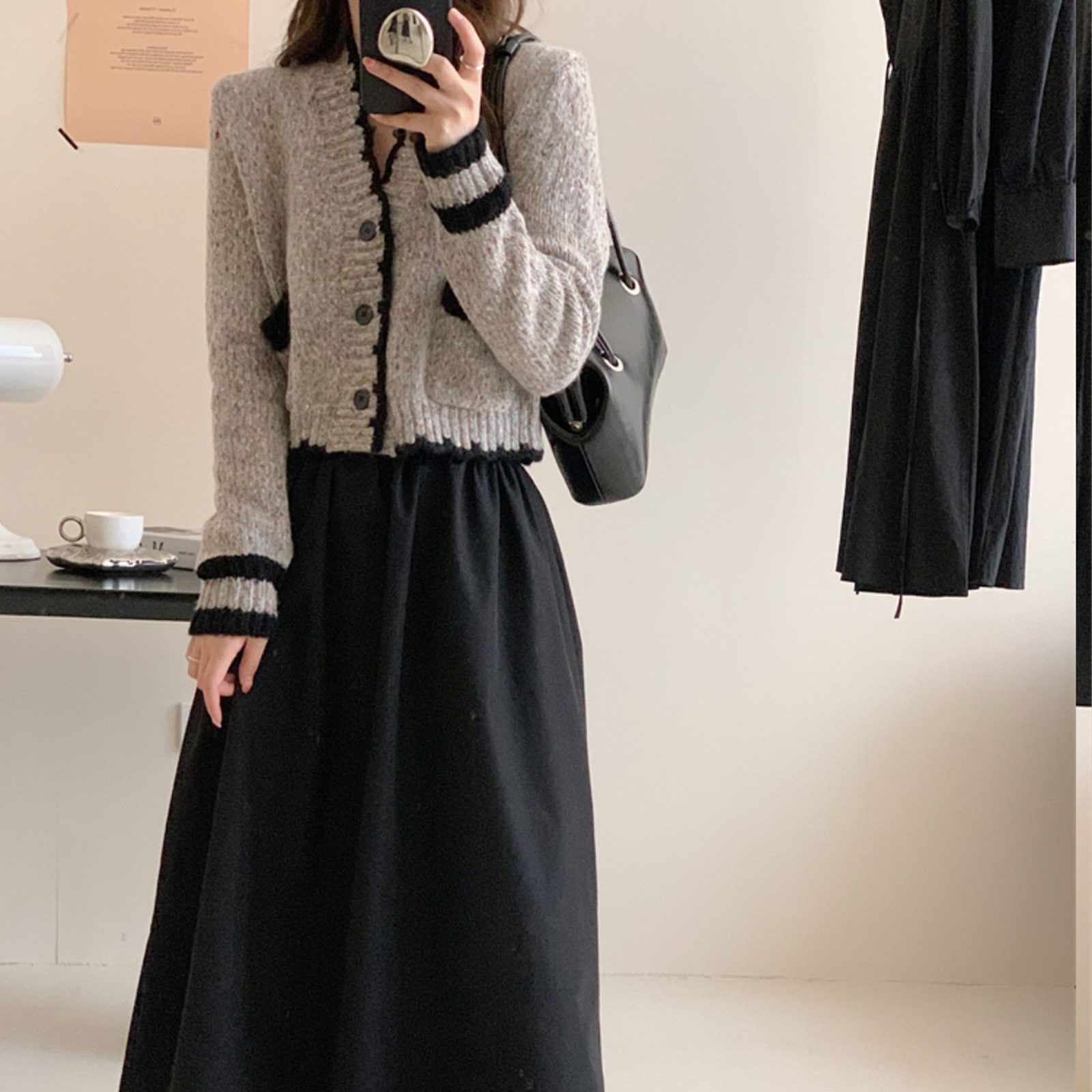French Style Sweater Cardigan, Women's Spring Knitted Sweater, Kintted Top, Knitwear, Spring Clothing, Womens Clothing – view 4