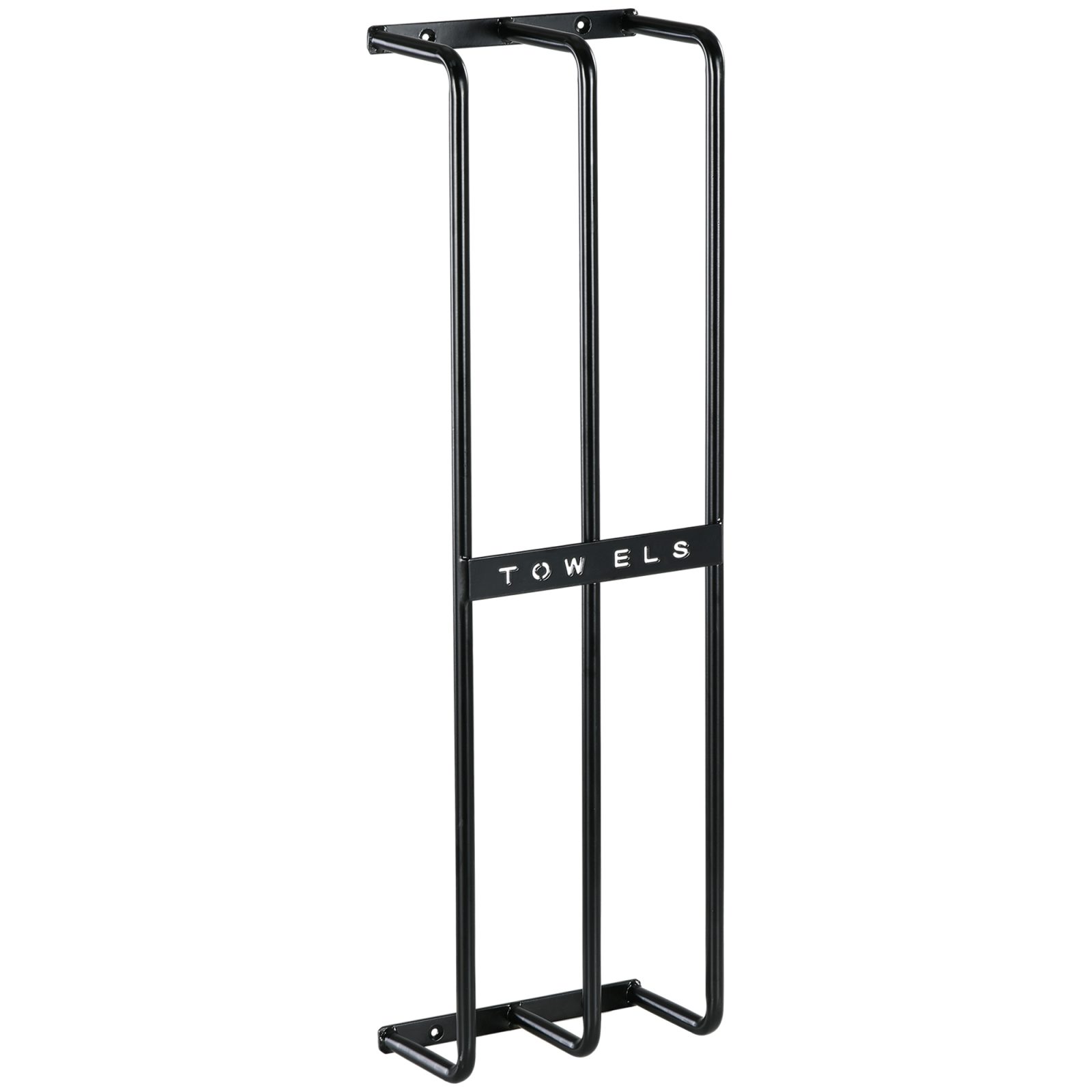 Six Large Towel Metal Holder,with Mounting Accessories – Default