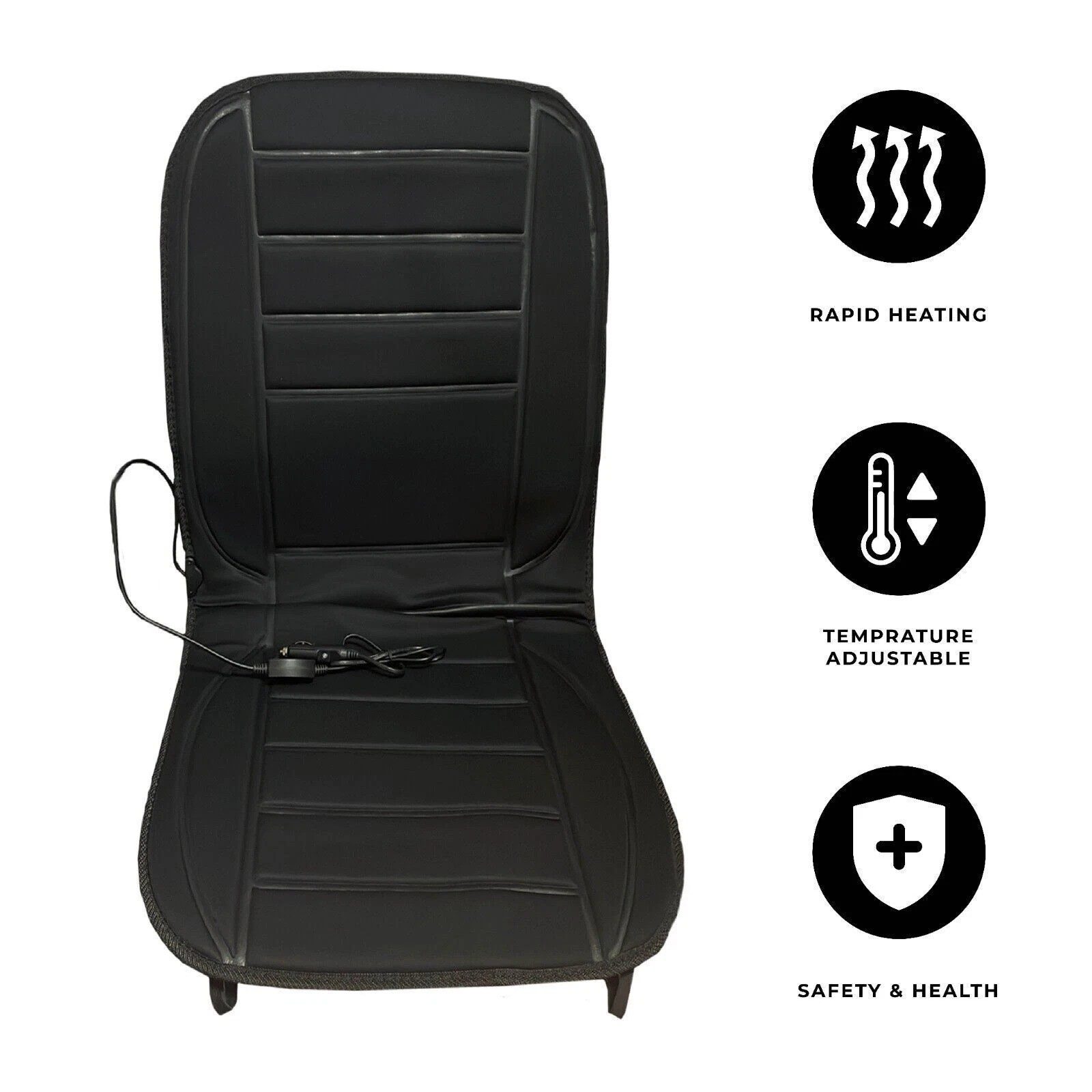 12V Car Seat Pad Cushion Cover Heating Heater Heated Cold Winter Warm Universal – view 11