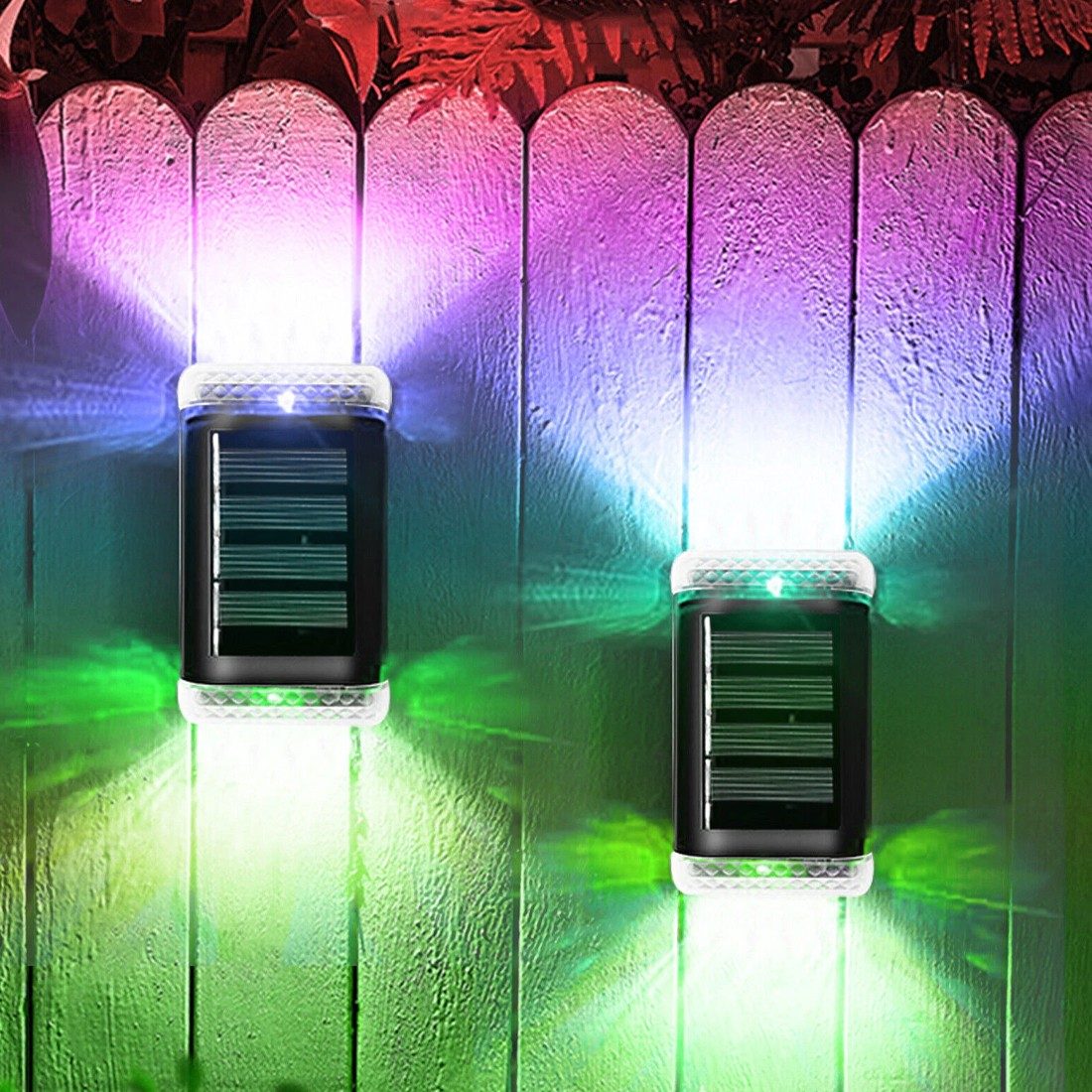 8Pack Super Bright Solar Powered Door Fence Wall Lights LED Outdoor Garden Lamp – view 7