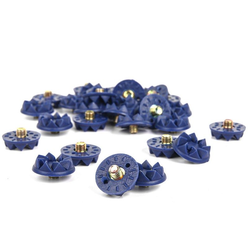 22x Blue Cricket Spikes Screw In Studs Shoe Accessories With Tool U – view 2